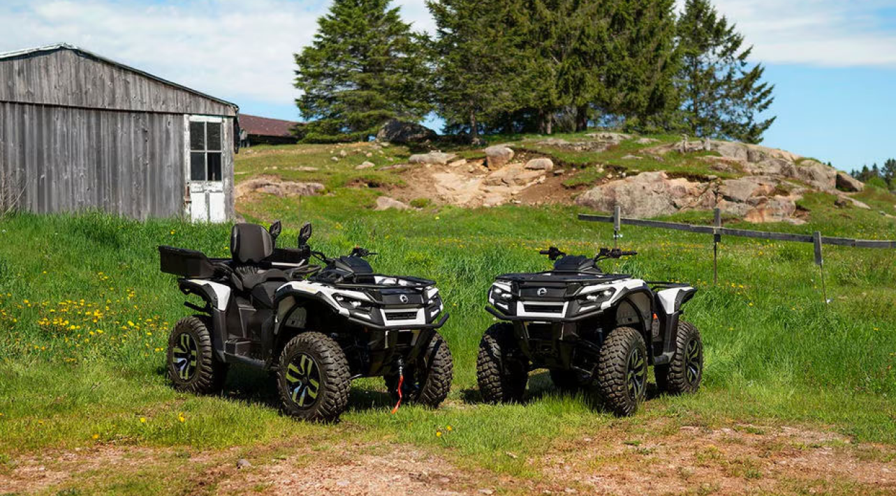 Can-Am Outlander Electric 2026 en descente