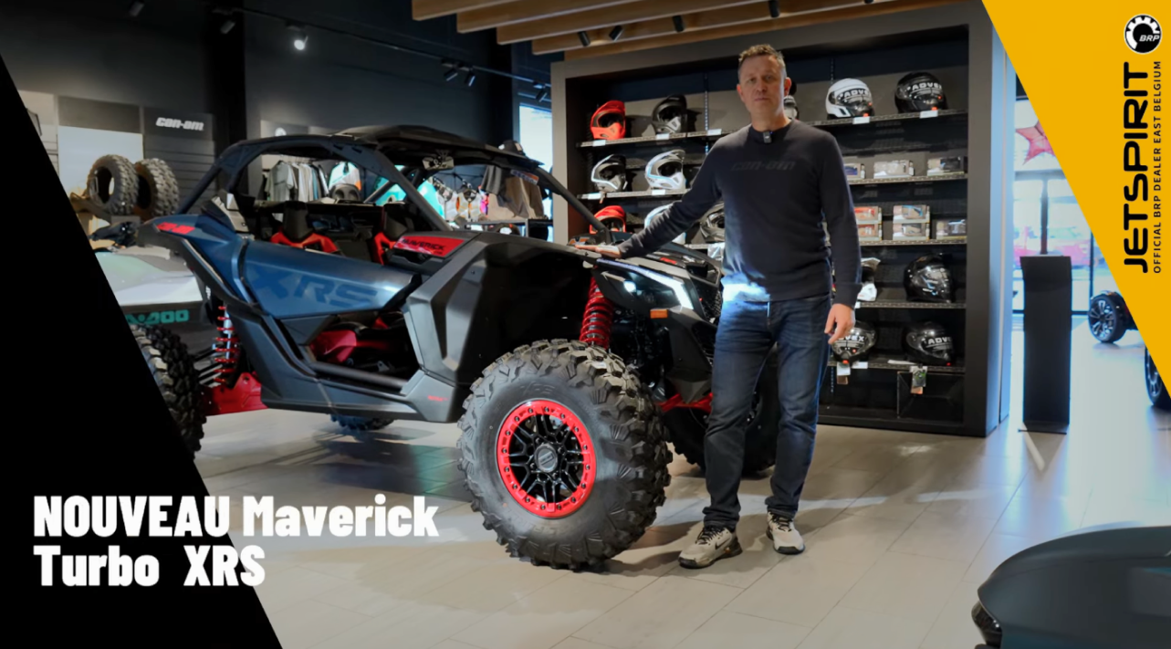 Présentation Maverick XRS Turbo 2026 showroom Jetspirit